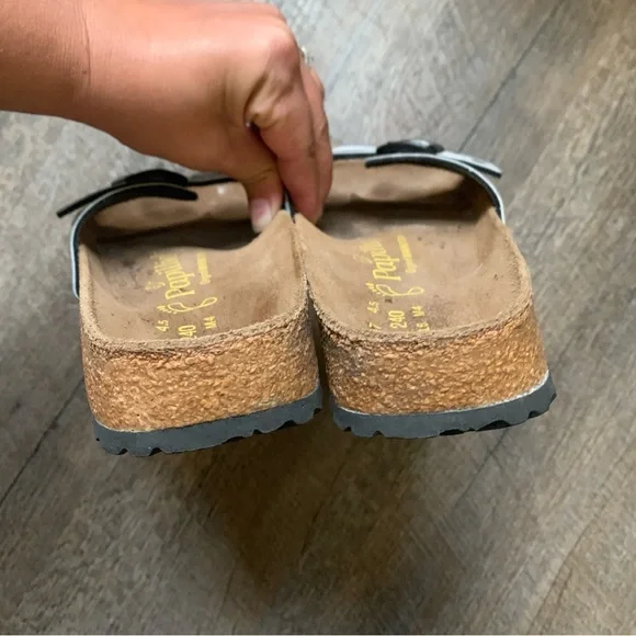 Original Birkenstock Papillio Birko-Floral gray white Size 37 and women’s 6 - Picture 2 of 6